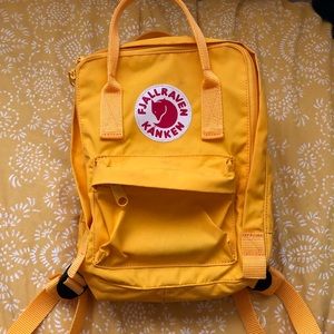 Fjallraven Mini kanken warm yellow